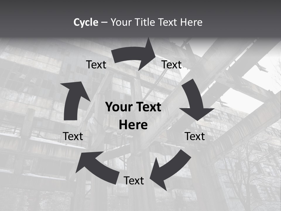 Abandoned Industrial Building PowerPoint Template