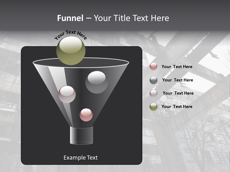 Abandoned Industrial Building PowerPoint Template