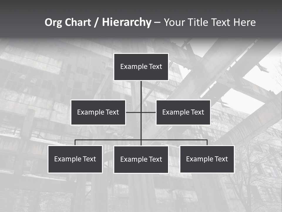 Abandoned Industrial Building PowerPoint Template