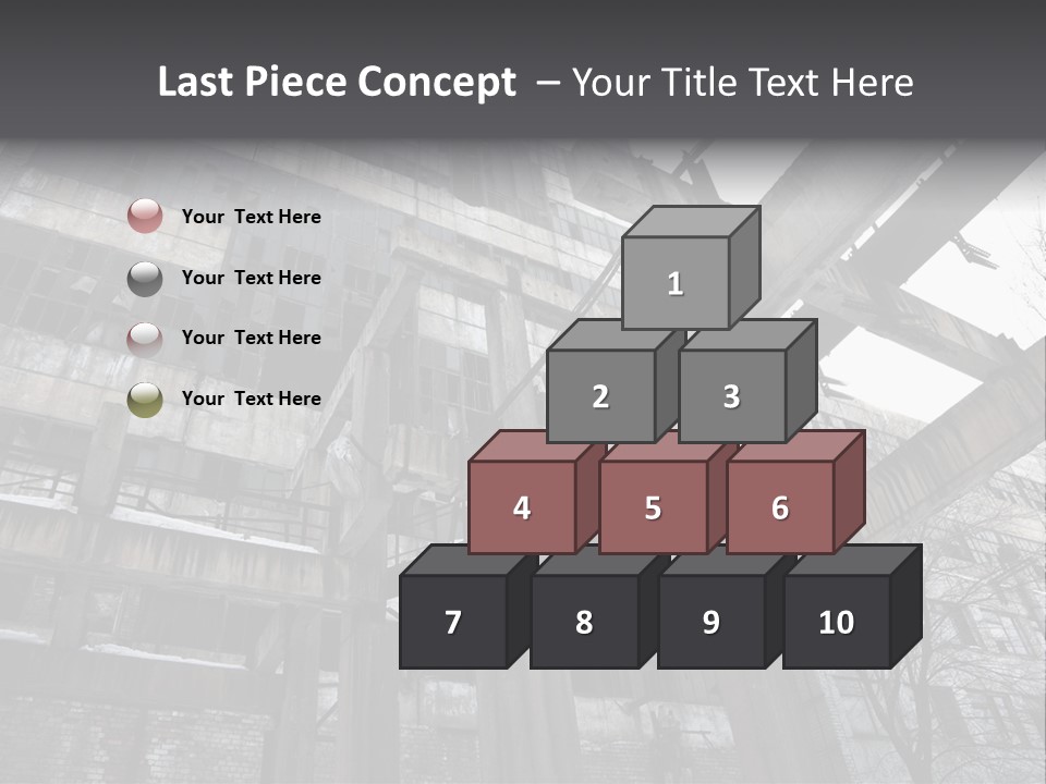 Abandoned Industrial Building PowerPoint Template