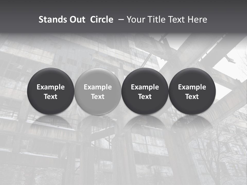 Abandoned Industrial Building PowerPoint Template