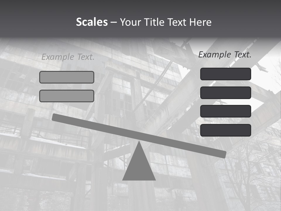Abandoned Industrial Building PowerPoint Template