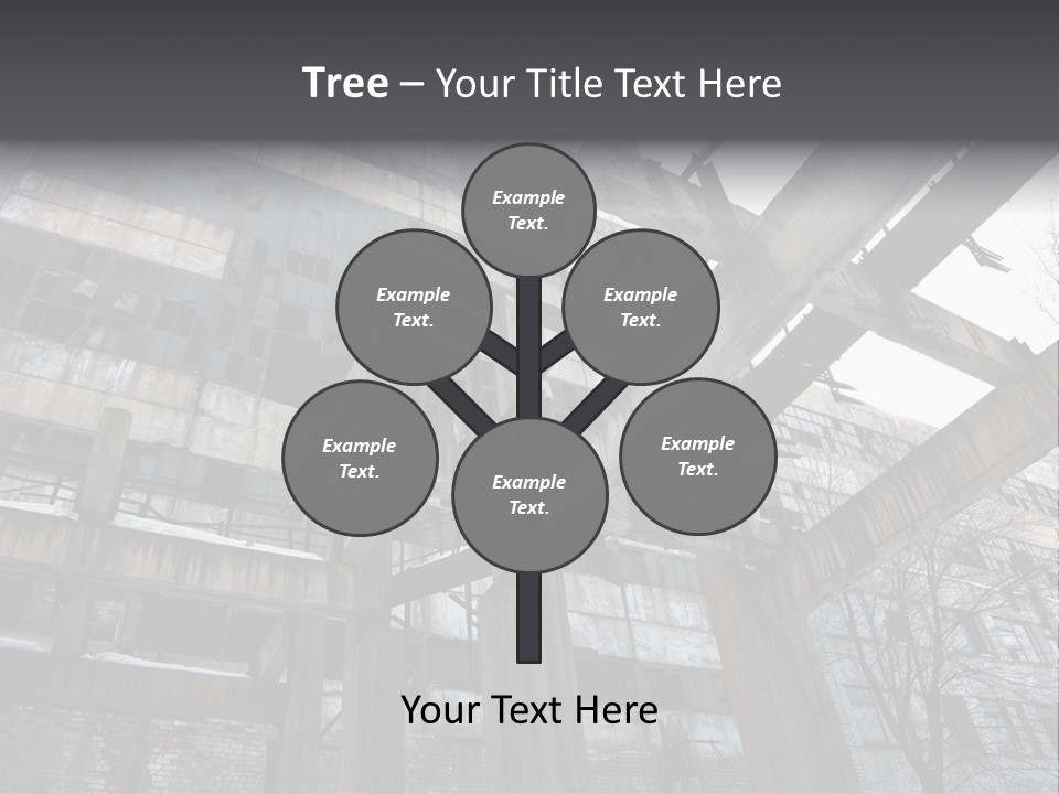 Abandoned Industrial Building PowerPoint Template