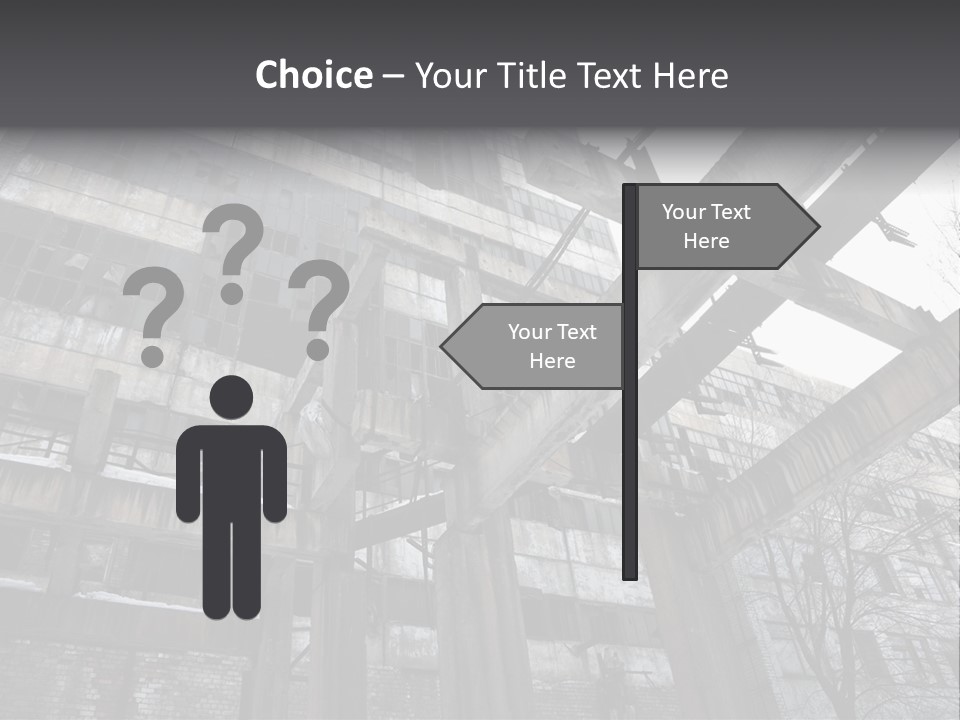 Abandoned Industrial Building PowerPoint Template