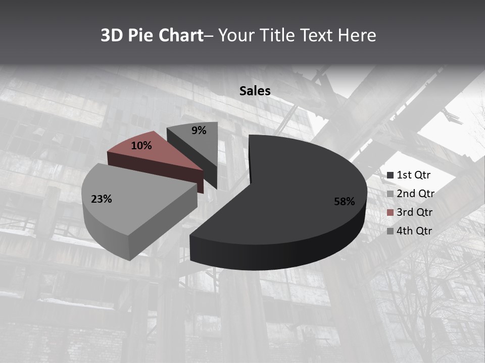 Abandoned Industrial Building PowerPoint Template
