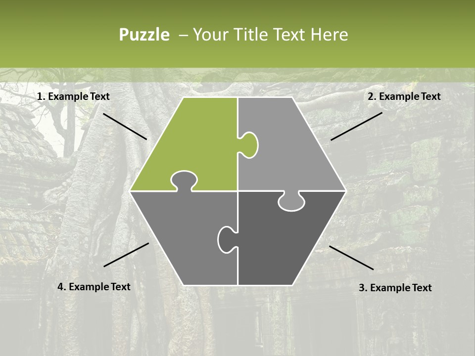Ta Prohm Tree PowerPoint Template