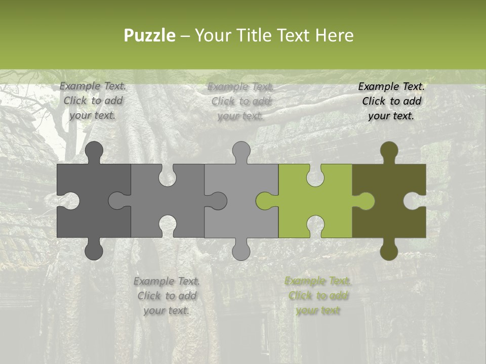 Ta Prohm Tree PowerPoint Template