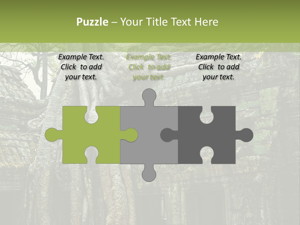 Ta Prohm Tree PowerPoint Template