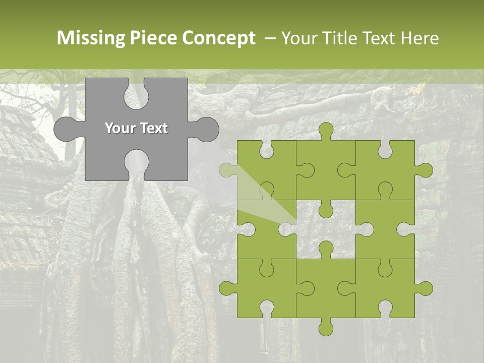 Ta Prohm Tree PowerPoint Template