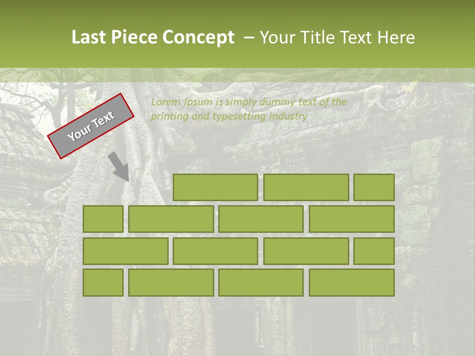 Ta Prohm Tree PowerPoint Template