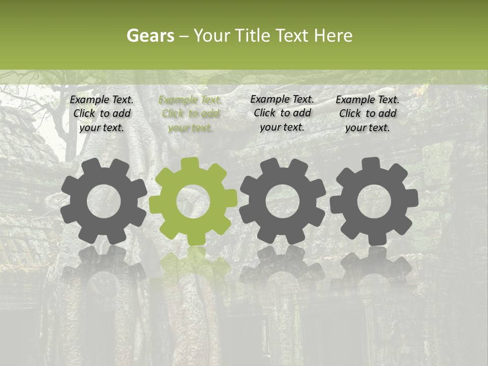 Ta Prohm Tree PowerPoint Template