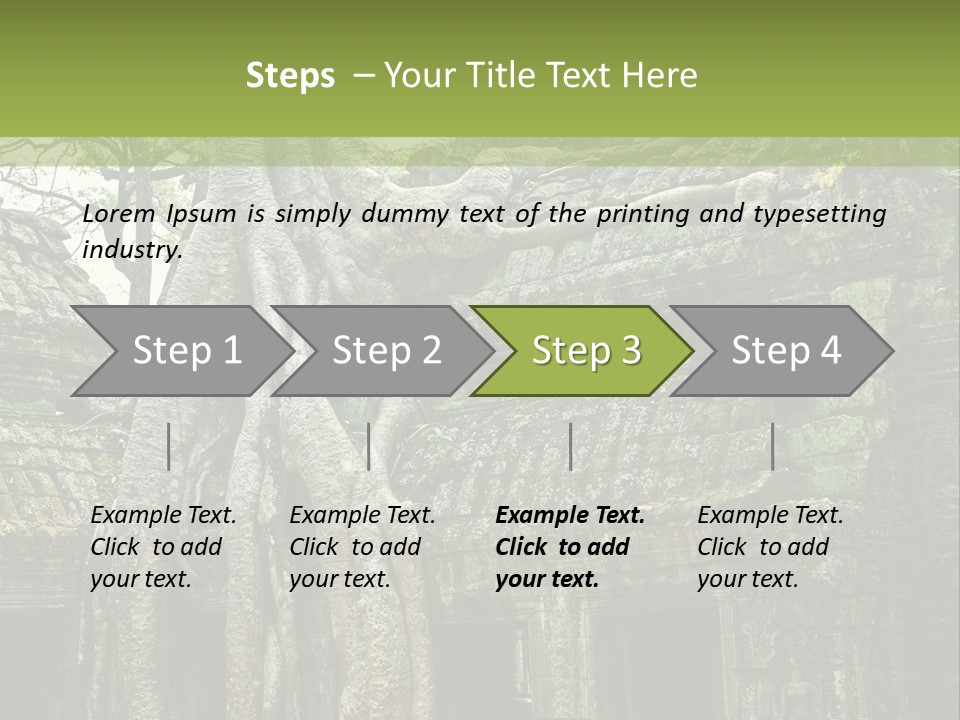 Ta Prohm Tree PowerPoint Template
