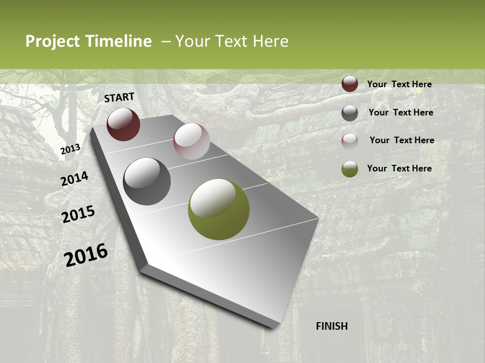 Ta Prohm Tree PowerPoint Template