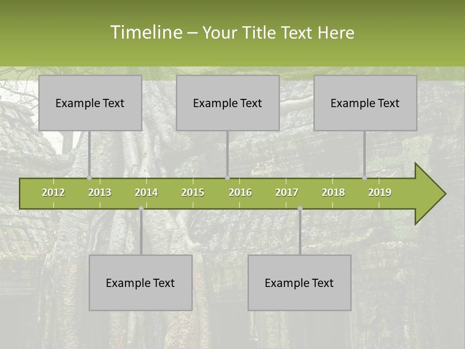 Ta Prohm Tree PowerPoint Template