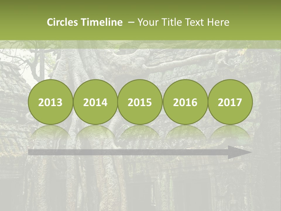 Ta Prohm Tree PowerPoint Template