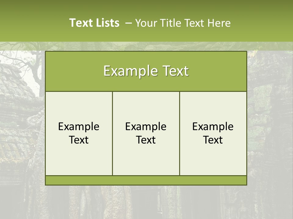 Ta Prohm Tree PowerPoint Template