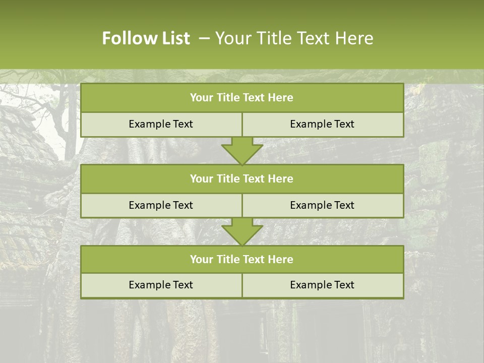 Ta Prohm Tree PowerPoint Template