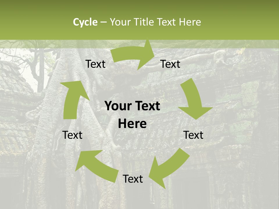 Ta Prohm Tree PowerPoint Template