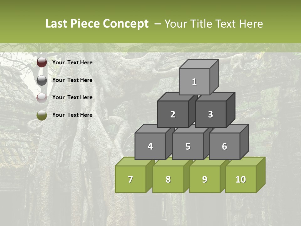 Ta Prohm Tree PowerPoint Template
