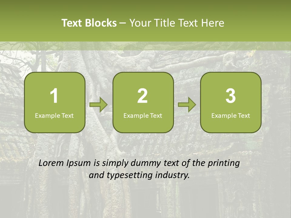 Ta Prohm Tree PowerPoint Template