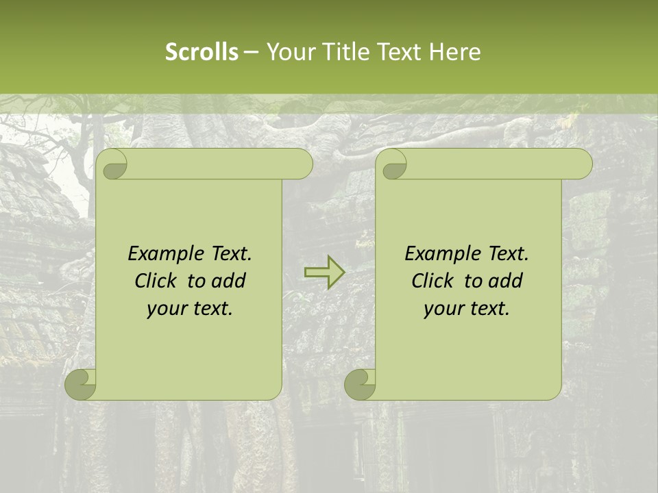 Ta Prohm Tree PowerPoint Template