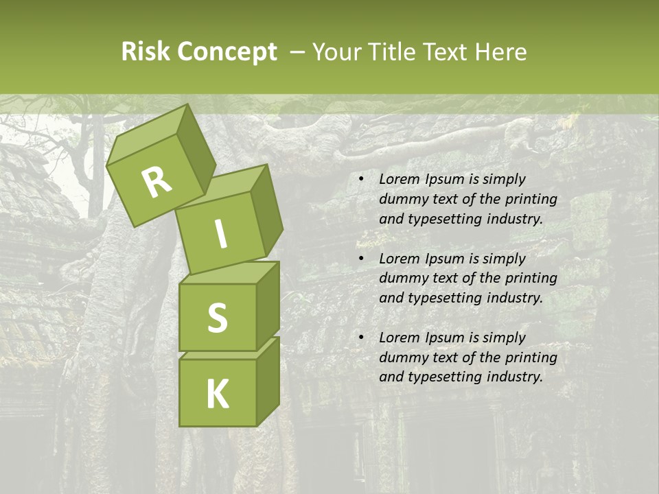 Ta Prohm Tree PowerPoint Template