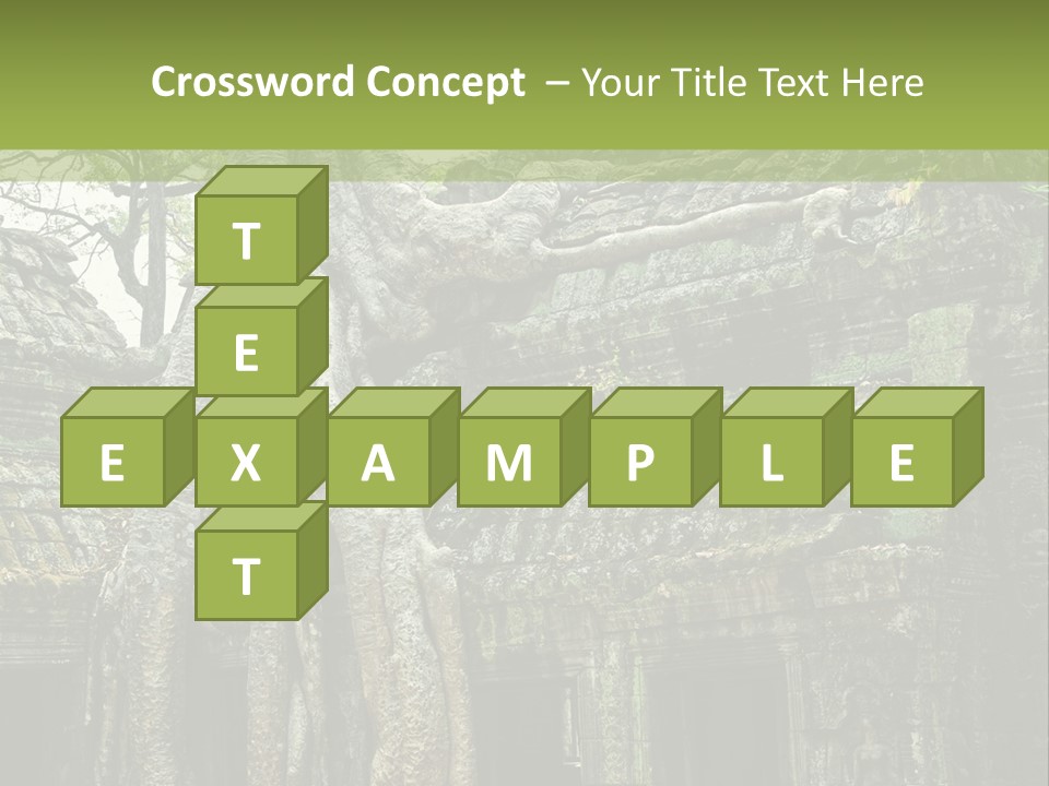 Ta Prohm Tree PowerPoint Template