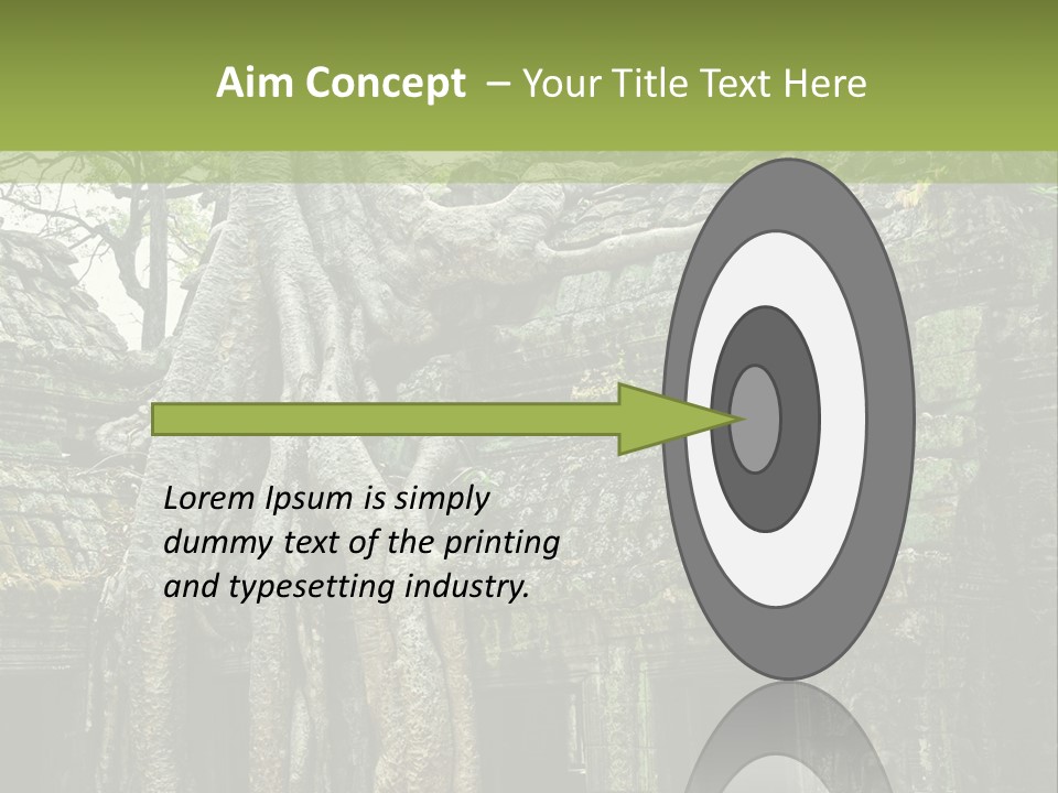 Ta Prohm Tree PowerPoint Template