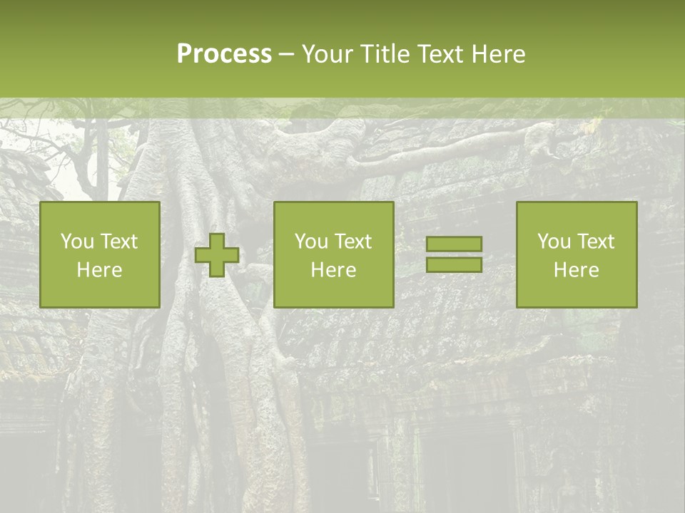 Ta Prohm Tree PowerPoint Template