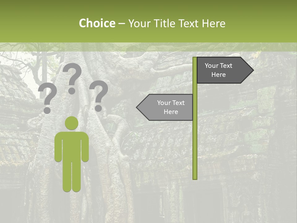 Ta Prohm Tree PowerPoint Template