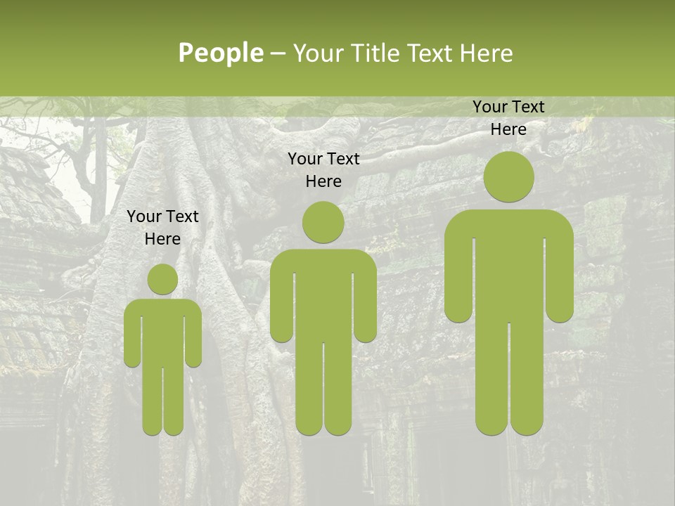 Ta Prohm Tree PowerPoint Template