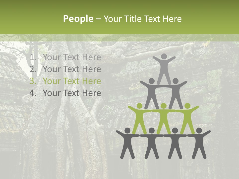 Ta Prohm Tree PowerPoint Template