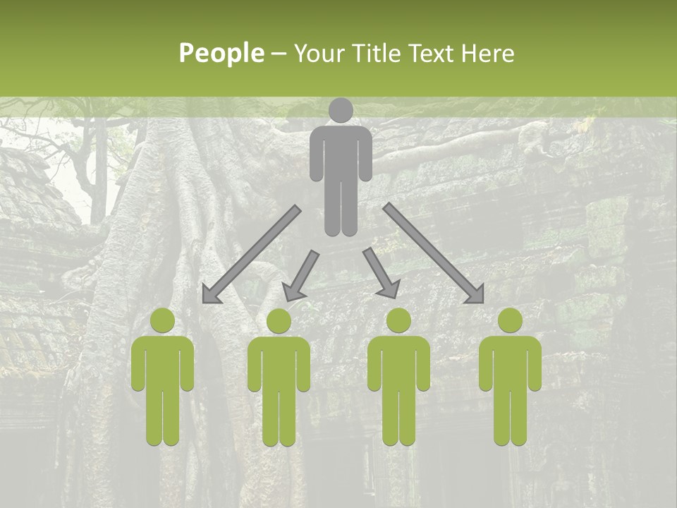 Ta Prohm Tree PowerPoint Template