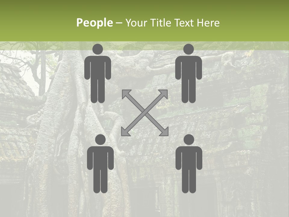 Ta Prohm Tree PowerPoint Template