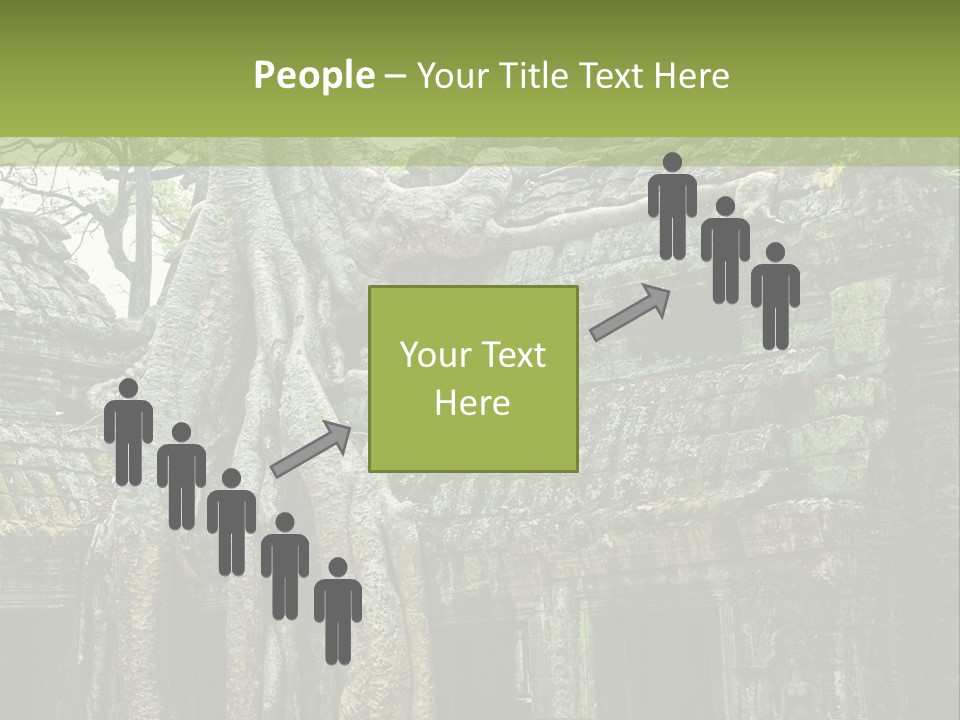 Ta Prohm Tree PowerPoint Template