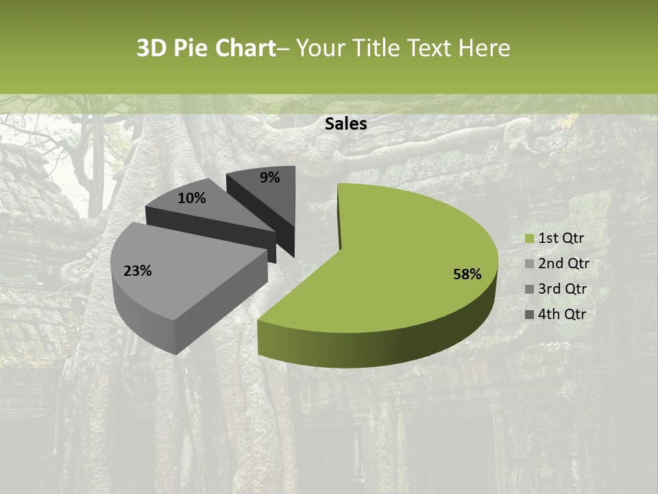 Ta Prohm Tree PowerPoint Template