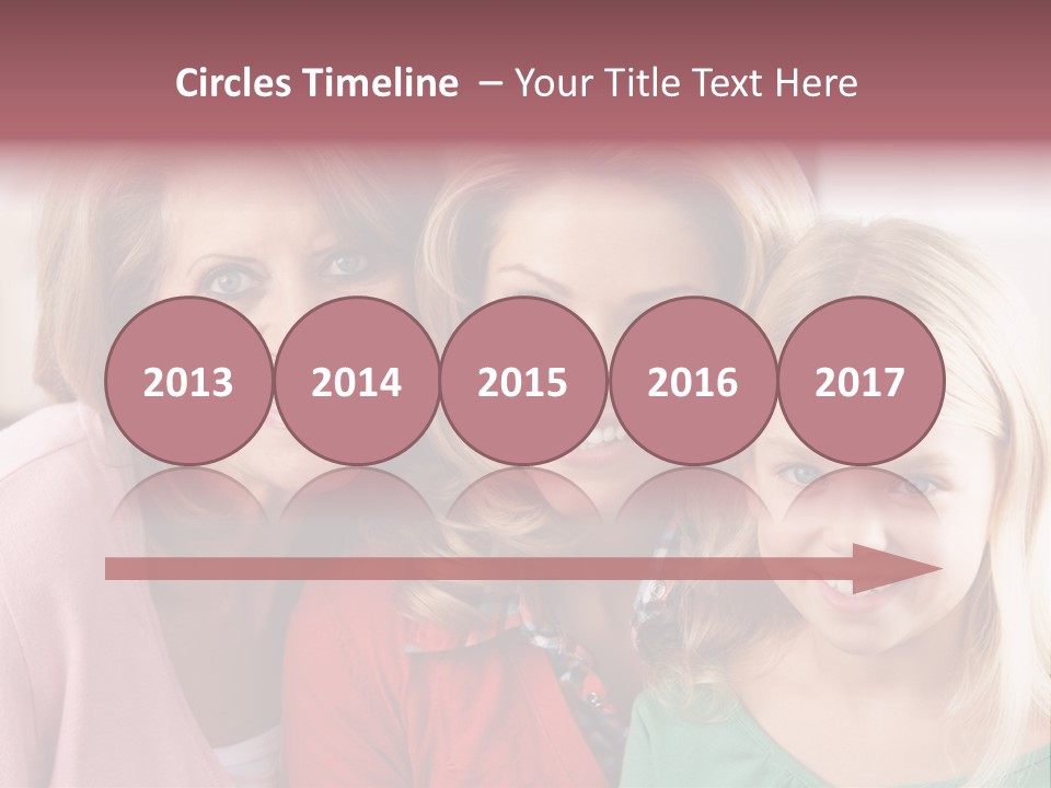 Grandmother Mother And Daughter PowerPoint Template