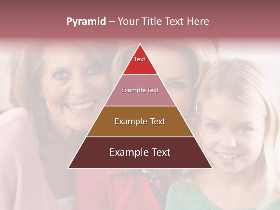 Grandmother Mother And Daughter PowerPoint Template