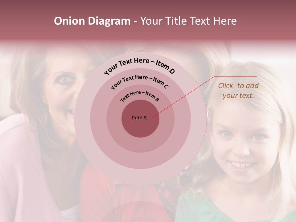 Grandmother Mother And Daughter PowerPoint Template