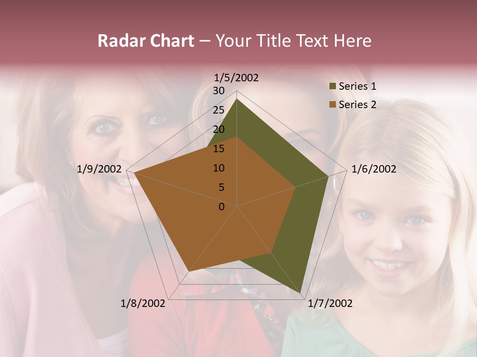 Grandmother Mother And Daughter PowerPoint Template