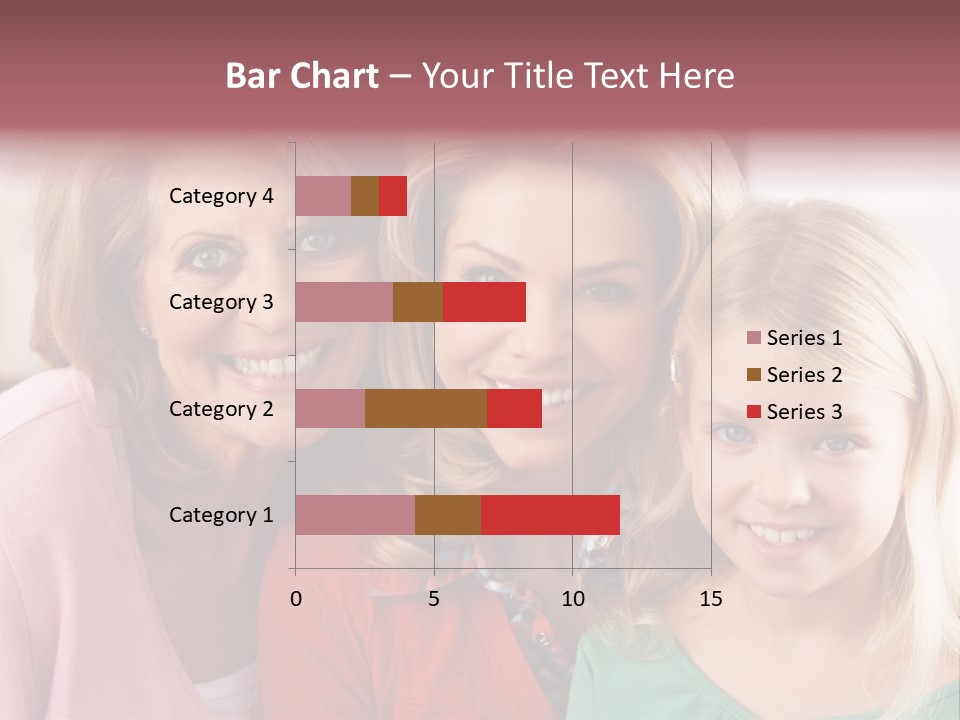 Grandmother Mother And Daughter PowerPoint Template