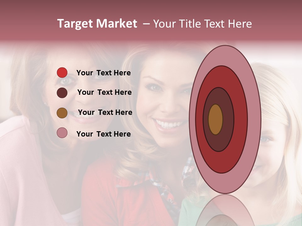 Grandmother Mother And Daughter PowerPoint Template