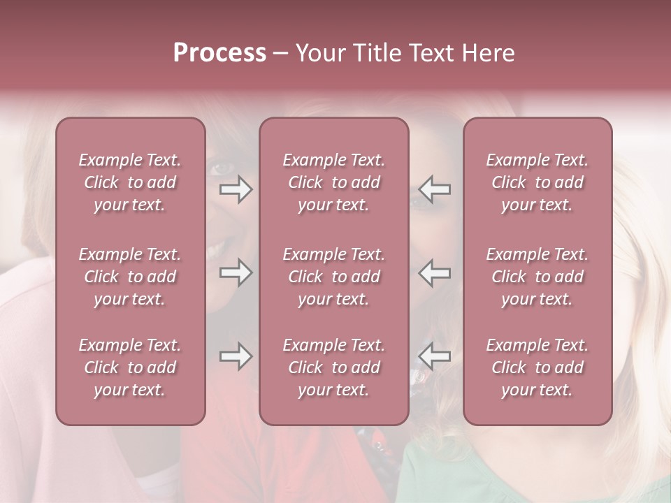 Grandmother Mother And Daughter PowerPoint Template