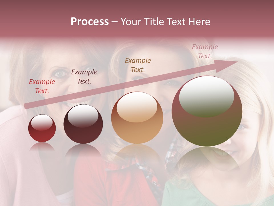 Grandmother Mother And Daughter PowerPoint Template