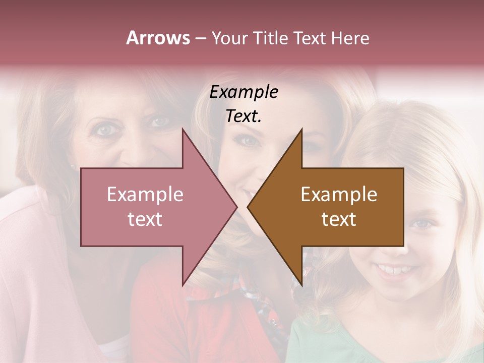 Grandmother Mother And Daughter PowerPoint Template