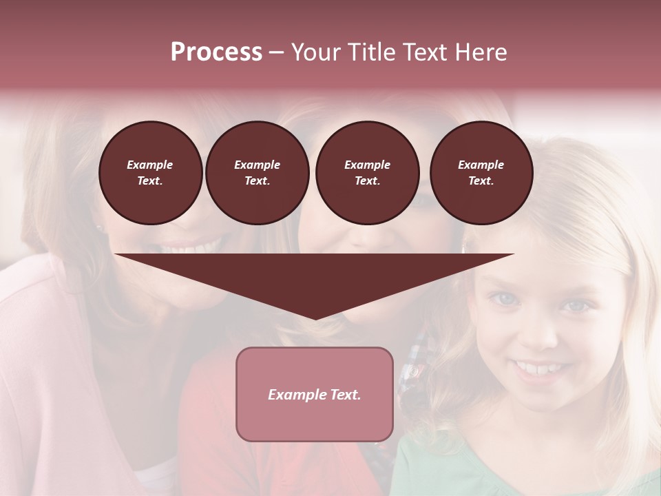 Grandmother Mother And Daughter PowerPoint Template