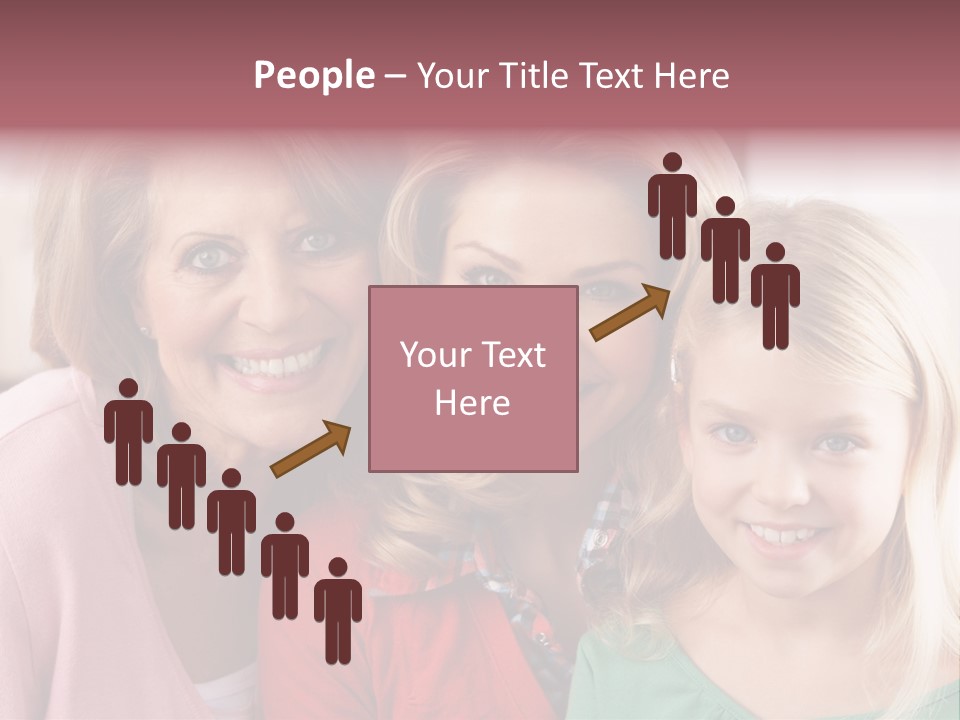 Grandmother Mother And Daughter PowerPoint Template