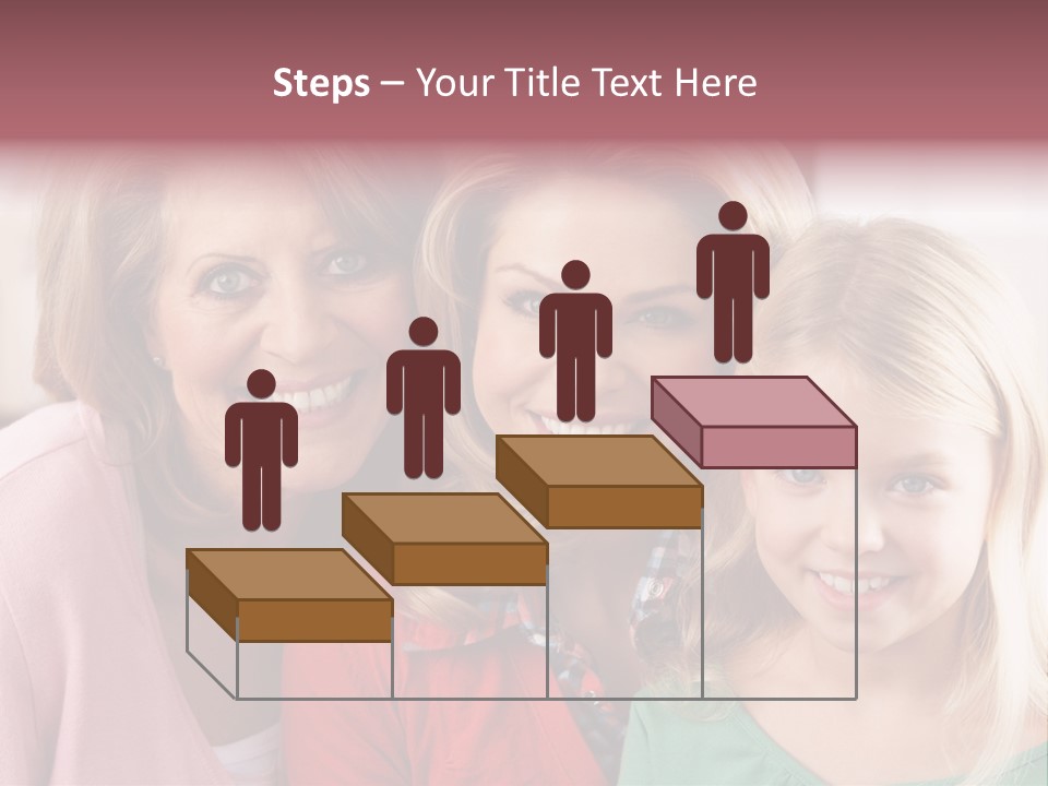 Grandmother Mother And Daughter PowerPoint Template