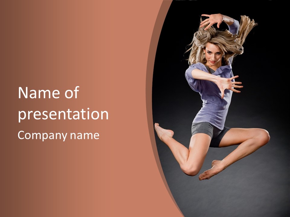 Modern Ballet PowerPoint Template