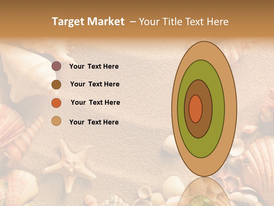 Seashells On Sand PowerPoint Template